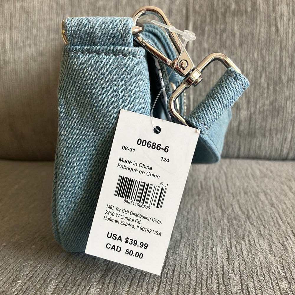 Claire’s Blue Denim Shoulder Bag - Picture 7 of 17